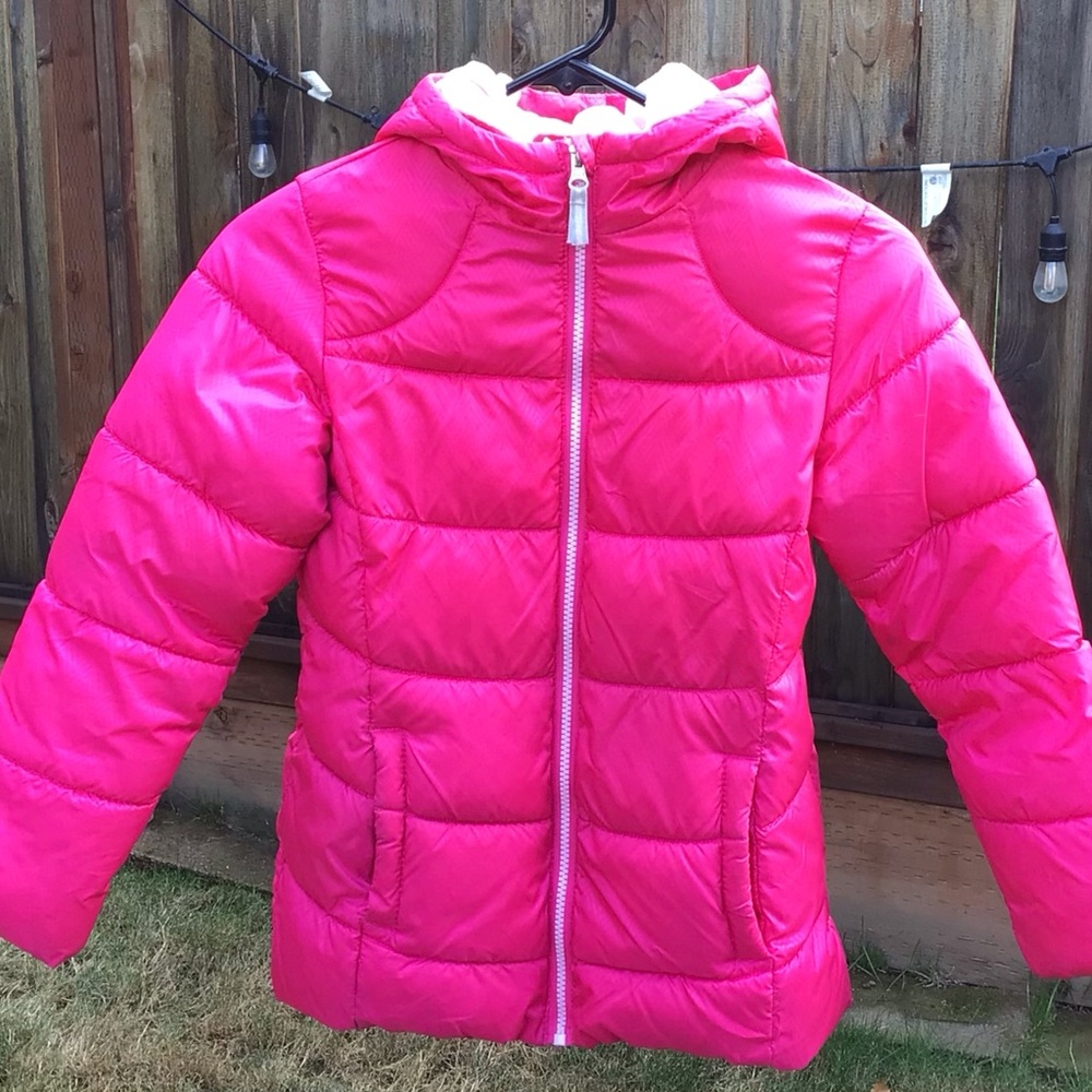 Wonder Nation Pink Puffer Jacket